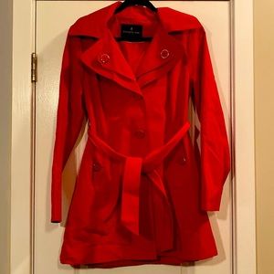 London Fog New w/o tags Red Trench Coat Size S